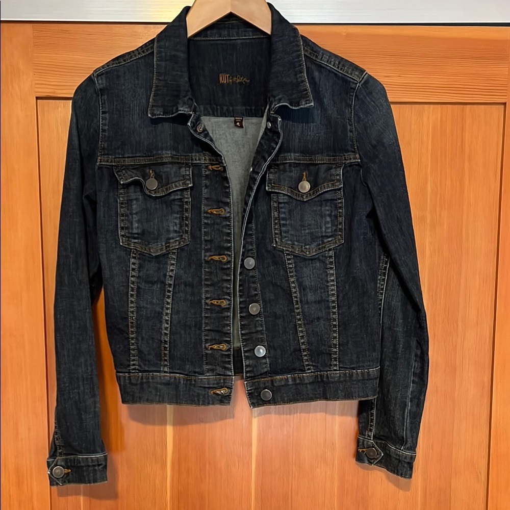 Kut from the Kloth Dark Blue Jean Jacket
